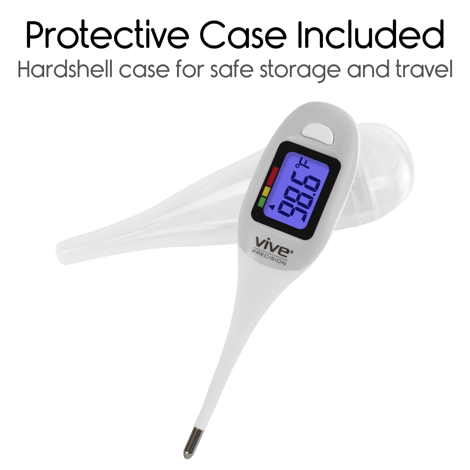 Vive Precision Digital Oral Thermometer Large Display Axillary Temperature ...