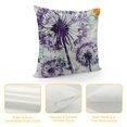 QFMY Dandelion Butterfly Short Plush Pillowcase 1PC Beautiful Living