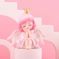 thumbnail image 2 of ZAXARRA Desktop Decor Angel Cake Shaped Statue Resin Artware Decorative Tools, 2 of 9