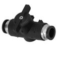 thumbnail image 3 of "1/2" Manual Control Push-Lock Air Quick Connector - Durable Plastic & Copper Construction with Self-Locking Mechanism for Secure 1/2in Pipe Connections", 3 of 7