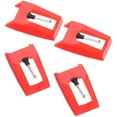 thumbnail image 3 of 4Pcs Red Plastic Square Record Player Needle Stylus for Accurate Tone Pure Sound Phonograph Turntable Vinyl Record, 3 of 8