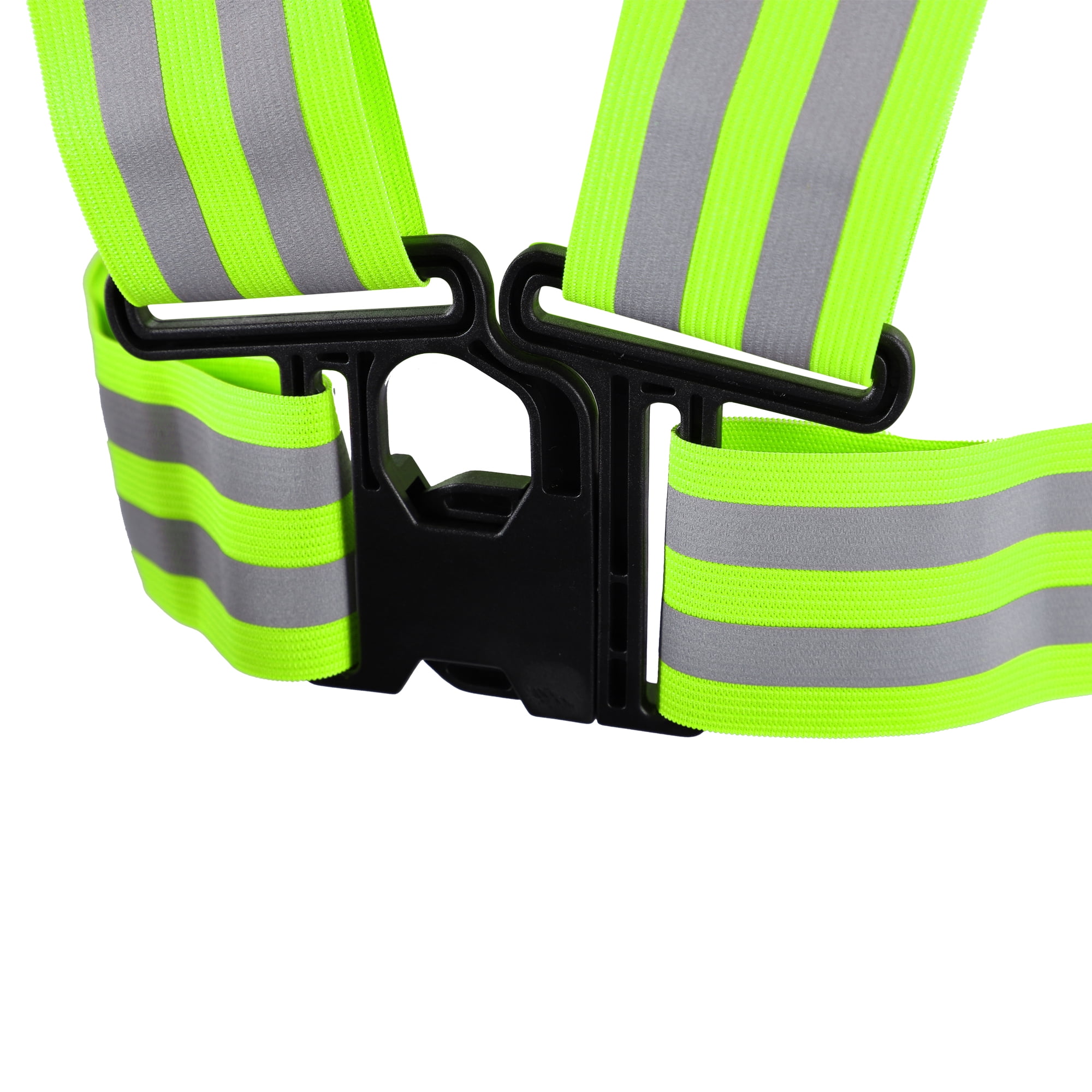 Unique Bargains High Visibility Safety Walking Cycling Reflective Vest Green