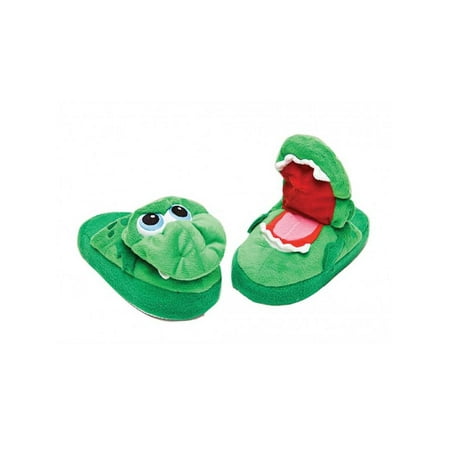 Stompeez Children Growling Dragon Green Cute Slipper Shoes - 72519 - Small