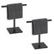 thumbnail image 1 of 2X Soporte para Toallas de Mano para Tocador de BañO, Toallero de Pie de Acero Inoxidable, Barra para Toallas para BañO, Negro, 1 of 2