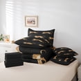 thumbnail image 6 of Homewish Jungle Animal Leopard 7-Piece Twin Bedding Sets,Safari Cheetah Bedding Comforter Set,Brown Black Sheet Sets For Boy,Super Cozy Room Decor Reversible, 6 of 8