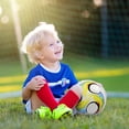 thumbnail image 3 of Kids Training Football, Textured Outdoor Soccer Ball, Durable Youth Soccer for Play and Practice, 3 of 4