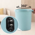 thumbnail image 3 of Rueda Universal de pasta de acero inoxidable, polea adhesiva de rotación de 360 grados para bote de basura para muebles, 8 Uds., 3 of 5