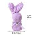 thumbnail image 2 of Tauxra Soft Cute Rabbit Shape Absorbent Fiber Bath Towel With Beads 29.5x13.8 Inches For Kids Party Favors, 2 of 6