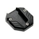 thumbnail image 3 of Soporte lateral para pies de motocicleta, modificación universal, accesorios antideslizantes duraderos, reemplazo de aleación de aluminio, fácil de instalar, estudio Premium Negro Yotijar almohadilla para pata de cabra de motocicleta, 3 of 9