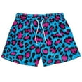 thumbnail image 4 of Youmylove Mens Shorts Versatile Men's Leopard Print Mesh Pants Short Pants Fitness Sports Pants Men's Beach Shorts Swimsuit Casual Hiking Shorts, 4 of 4