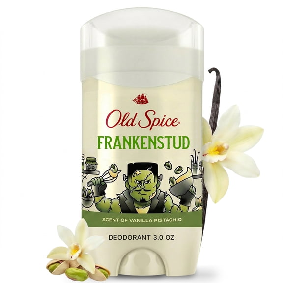 Old Spice Deodorant for Men, Aluminum Free, Frankenstud-Vanilla Pistachio, Limited Edition, 3.0 oz