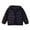 Black, variant on XIMIN Kids Boys Girls Soft Solid Color Loose Down Jacket Long Sleeve Snap Button Lightweight and Packable Jacket Fashion Winter Warm Outerwear