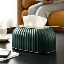 RENACLIPY Desktop Tissue Storage Box Tissue Holder Green 1Set