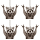 thumbnail image 1 of Llavero Con Oso Mapache Acrílico Dibujos Animados Accesorios Regalos, 1 of 4