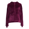 thumbnail image 4 of Athletic Works Women's Velour Pullover Hoodie, Sizes XS-3X, 4 of 5