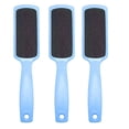 thumbnail image 1 of LOVEVERPlastic Handle Double-sided Sandpaper Foot Board Rasping Dead Skin Calluses Foot Rubbing Foot Tool 3pc, 1 of 2
