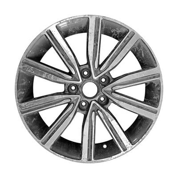 KAI 17 X 7 Reconditioned OEM Aluminum Alloy Wheel, Machined and Dark Charcoal Metallic, Fits 2019-2020 Kia Optima (2014 )