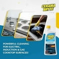 thumbnail image 2 of Glass Cooktop and Stove Top Cleaner Combo Kit - Includes Cleaning Tool, Razor, Scraper and 1 Pad to Remove Tough Stains - Use on Gas, Electric, Ceramic Surfaces, 10 Ounces, 4 Piece, 2 of 4