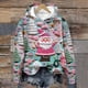 thumbnail image 2 of Suéter navideño feo Bouanq para mujer, tejido con estampado de muñecos de nieve en 3D, suéter navideño feo, sudadera con árbol de Navidad, blusa informal de manga larga para vacaciones navideñas, 2 of 3