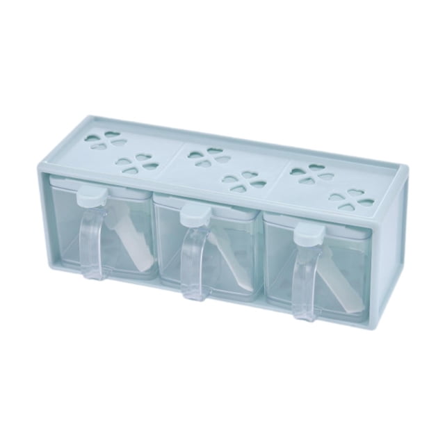 Condimento Caja de condimentos Contenedor de almacenamiento de condimentos Estante de condimentos Especias Verde
