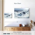 thumbnail image 4 of Elephant Stock Flying Luxury Private Jet Wall Art - Horizontal Canvas Wall Art - Living Room Wall Decor - Transportation Canvas - Silver And Gray Decor - 12" x 8", 4 of 8