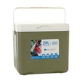 thumbnail image 4 of Nevera portátil de 20 l, para almacenamiento en frío, con aislamiento personal, pequeña, rígida, para pesca, fiestas, picnics, conservación de Verde, 4 of 8