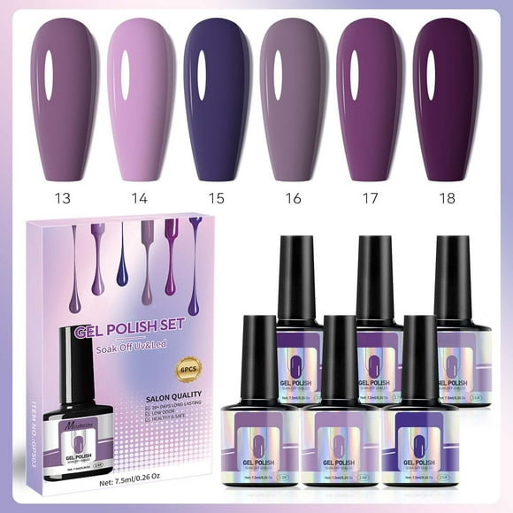 FcBaudy Nail Polish, Gifts for Women Nail Night Gel Fluorescent Color Nail Oil Gel Phototherapy Gel Set Popular Candy Color 45ml Nail oils