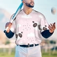 thumbnail image 6 of Daiia Cute Panda Mens Baseball Jersey Button Down Shirts Short Sleeve Sports Uniforms-Medium, 6 of 9
