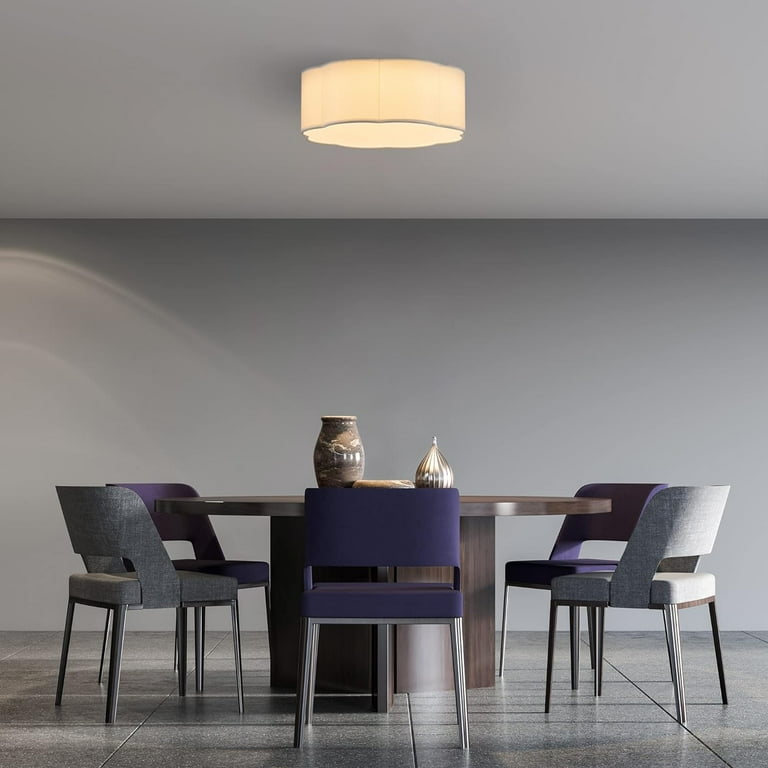 Flower drum shade ceiling cheap light