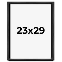 23x29 Frame Black Charcoal Grey Wood Textured Picture Frame | 0.75 Inch Moulding Width | Gunmetal