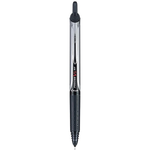 Pilot Precise V5RT Retractable Roller Ball Pen Black Ink .5mm 26062 