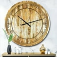 thumbnail image 2 of Designart 'The Forest I Fall Crop' Glam Wall Clock, 2 of 3
