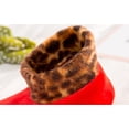 thumbnail image 4 of Kids Boys Girls Winter Warm Lined Leopard Print Non- Grip Socks, Soft Cozy Thick Thermal Indoor House Socks, Non-Thermal Home Slipper Shoes, 4 of 7