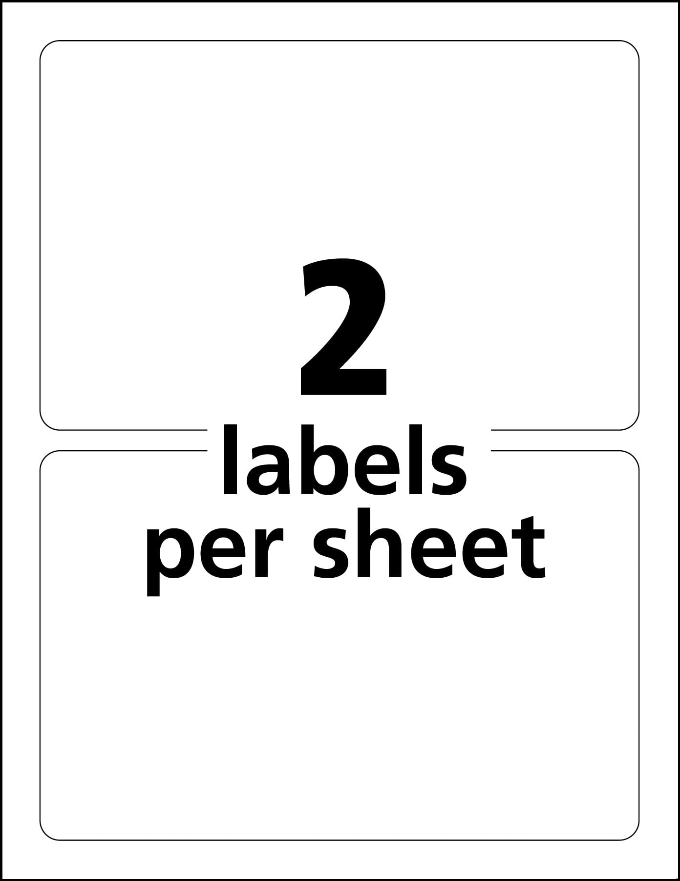 Avery Durable ID Labels, Permanent Adhesive, 5