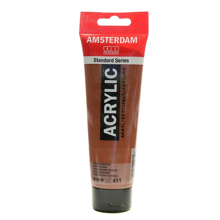 Burnt sienna acrylic paint deals
