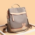 thumbnail image 2 of Mochila de tela Oxford para mujer, moderna y a juego, bolso de viaje para mujer, mochila escolar para estudiantes, 2 of 4