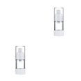 thumbnail image 4 of Vogacara Prácticas botellas pulverizadoras para loción, duraderas y a prueba de fugas, fabricadas con ABS, bomba de loción fácil de limpiar Cabeza redonda 15ml 2Conjunto, 4 of 6
