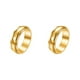 thumbnail image 4 of Minnieouse Anillo de moda ligero portátil de moda anillos de dedo resistente impermeable tamaño pequeño joyería hombres regalo Festival 7 oro 7 oro 2piezas, 4 of 6