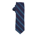 thumbnail image 1 of bar III Cravate Auto-Nouée à Rayures Bayside pour Hommes, Bleu, Taille Unique, 1 of 1