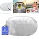 thumbnail image 5 of Folding Camping Mat Sleeping Pad Anti-Moisture Floor Mattress Portable Waterproof Aluminium Blanket for Tent, Yoga, Exercise, Ground, Lawn L DYNWAVEMX Manta de aluminio, 5 of 8