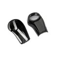 thumbnail image 4 of 2*Carbon Fiber ABS Inner Gear Shift Knob Cover Trim for Honda HR-V HRV 2016-2022, 4 of 4