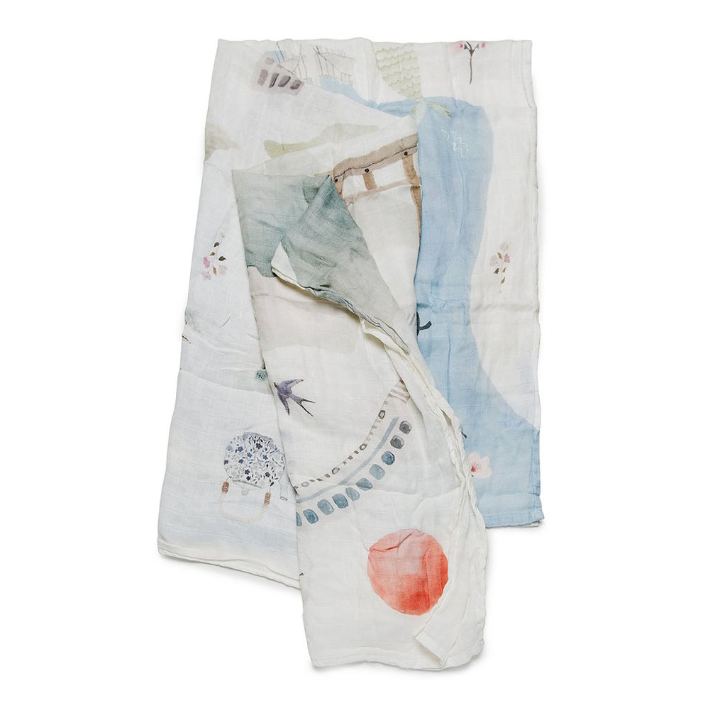 Loulou Lollipop Luxe Bamboo Muslin Swaddle Tokyo Walmart Canada