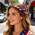 thumbnail image 6 of erdimoy 4th of July Patriotic Bow Hair Clips, Red White Blue American Flag Hair Accessories for Independence Day Par, 6 of 6