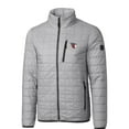thumbnail image 2 of Men's Cutter & Buck Gray Cleveland Guardians Big & Tall Rainier PrimaLoft- Eco Insulated Full-Zip Puffer Jacket, 2 of 3