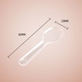 thumbnail image 3 of Mini cucharas de plástico transparente, cubiertos desechables para gelatina, helado, postre, aperitivo, cuchara de plástico desechable, 200 Uds., 3 of 5