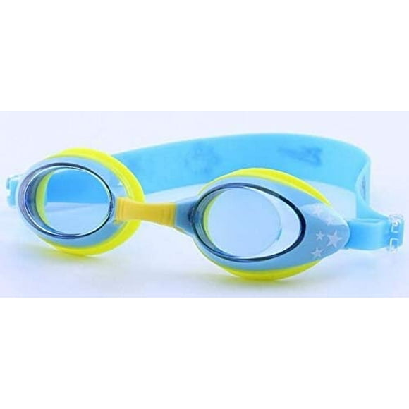 Children Swimming Glasses Anti-Fog UV Spor Swim Eyewear Silicone Arena Water Glasses Waterproof Swimming Goggles (Color : Yellow)