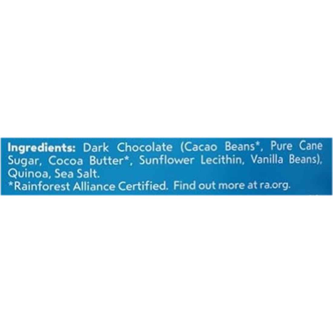 Undercover Snacks Chocolate Quinoa Crisps Gluten Free Non GMO Dark Chocolate + Sea Salt  3 oz  Pack of 3