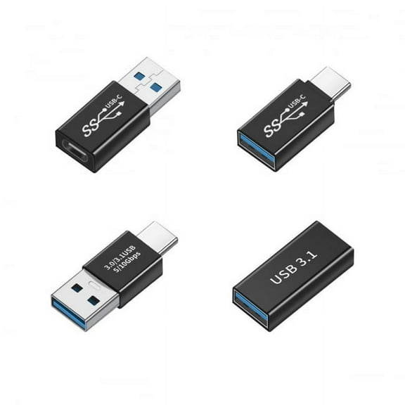 Chenyang CY 4pcs/lot USB 3.1 Type C Male Female to USB3.0 Type A Female OTG Data 10Gbps Adapter for Laptop Phone Adapter