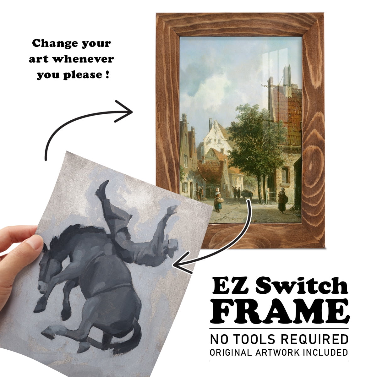 Getting Pitched II - Framed Print w/glass - Walnut