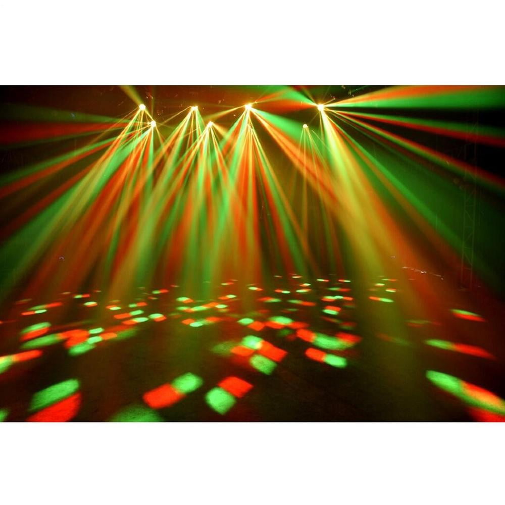 Moving Head DJ Lights, LED RGBW Rotation Disco Light with DMX Auto Control, Stage Lights DJ Lighting Sound Activated Party Lights for Party Disco Club Stage Lighting